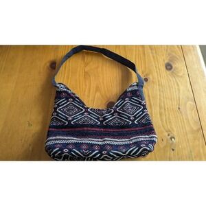 Gold‎ Coast Woven Tapestry Bag Bohemian Hobo Purse Ethnic Pattern Colorful